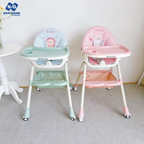 Ghế ngả ăn dặm HONPER gấp gọn