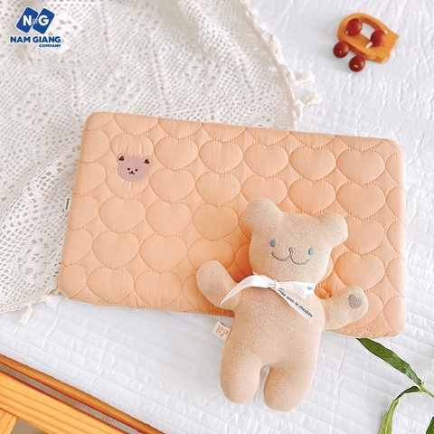 Gối cao su BOONA trần bông thêu