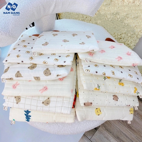 Gối xô muslin trần bông ANCHEE