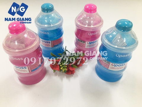 Hộp chia sữa bột 3 ngăn UPASS 8009