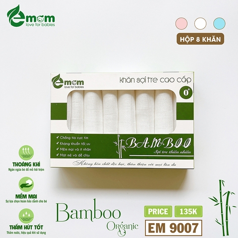 Khăn sữa EMOM sợi tre cao cấp