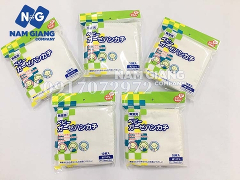 Khăn sữa Nhật CHU CHU (gói 10 chiếc)