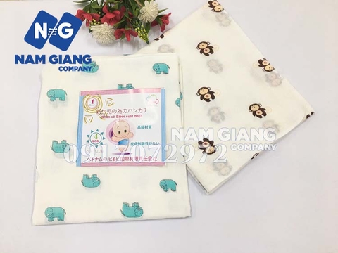 Khăn tắm in hình 4 lớp xuất Nhật