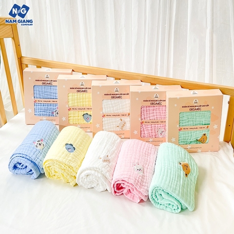 Khăn tắm màu Manny sợi bông