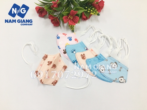 Khẩu trang giấy kháng khuẩn cho bé (gói 5 chiếc)