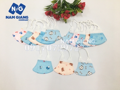 Khẩu trang giấy kháng khuẩn cho bé (gói 5 chiếc)