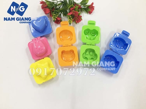 Khuôn cơm tạo hình cho bé (Sét 6 chiếc)