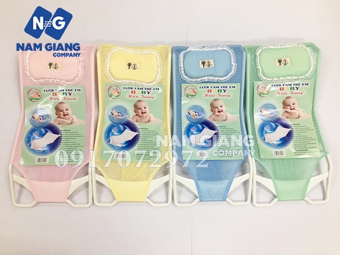 Lưới tắm có gối cho bé