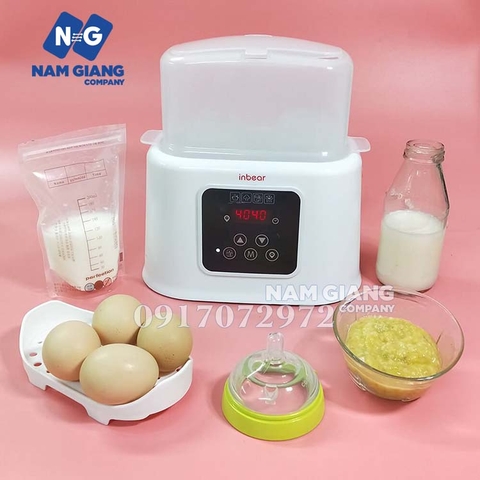 Máy hâm sữa tiệt trùng điện tử inbear