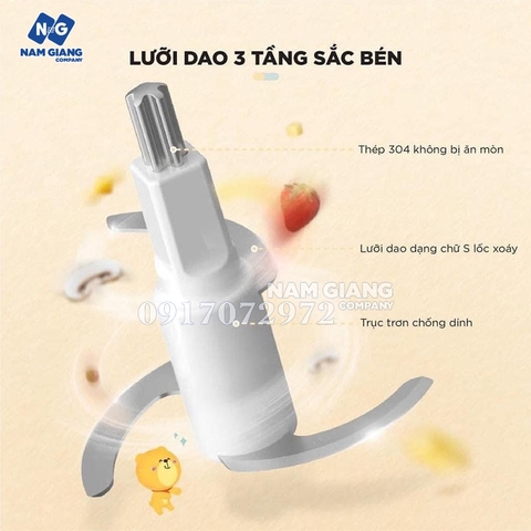 Máy xay mini BEAR 600ml