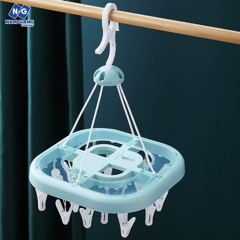 Móc chùm vuông 24 kẹp