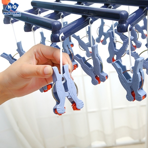 Móc chùm zic zắc gấp gọn 29 kẹp