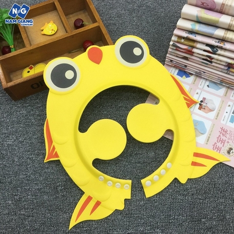 Mũ gội đầu, mũ tắm cho bé hình cá