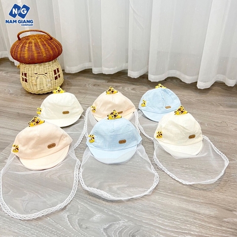 Mũ kèm khăn voan cho bé M9