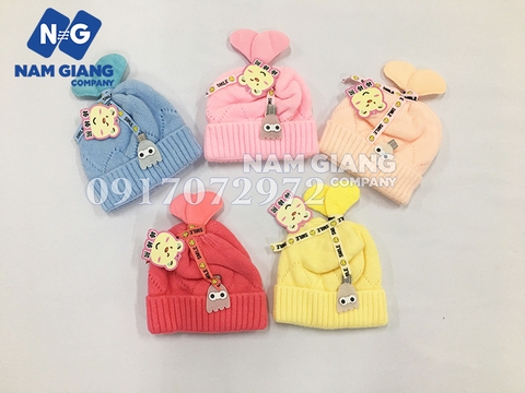 Mũ len chụp sơ sinh