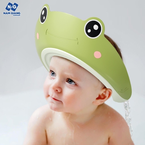 Mũ tắm cho bé hình ếch