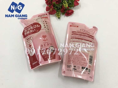 Nước rửa bình sữa Arau baby túi 450ml