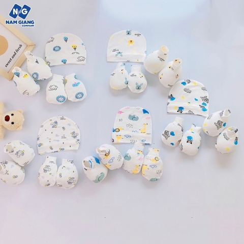 Sét mũ, bao tay chân sợi tre