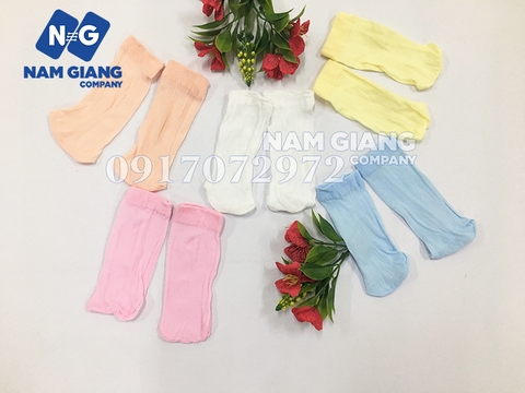 Tất giấy mỏng cho bé (tất kẹo rẻ) lố 50 đôi