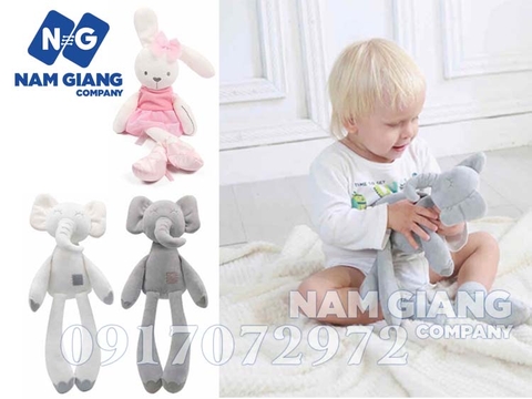 Thú bông cầm tay đáng yêu cho bé