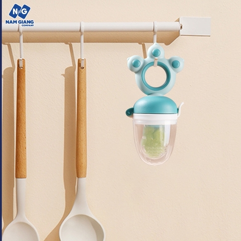 Túi nhai ăn dặm silicon 3 núm cho bé