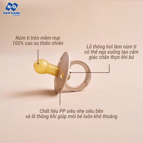 Ty giả, ty ngậm kichi kèm nắp trứng