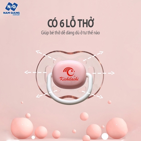 Ty giả, ty ngậm silicon KICHI cho bé