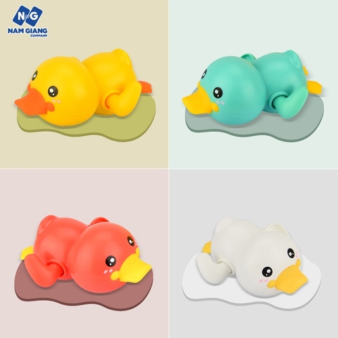 Vịt chạy cót đồ chơi thả chậu nước tắm