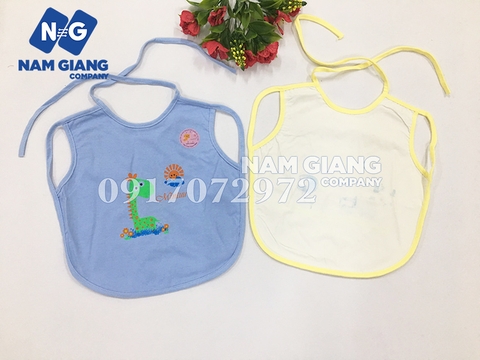 Yếm lót nilon mintu xỏ tay buộc dây