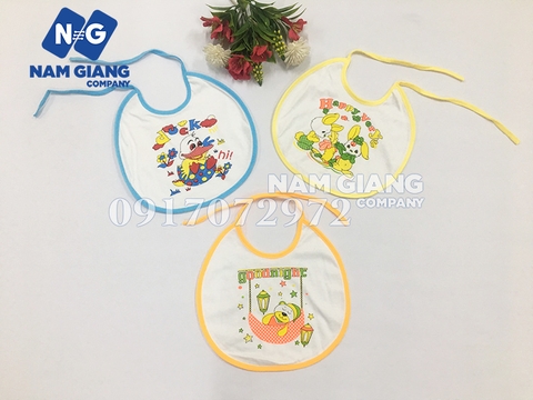 Yếm tròn buộc dây cho bé