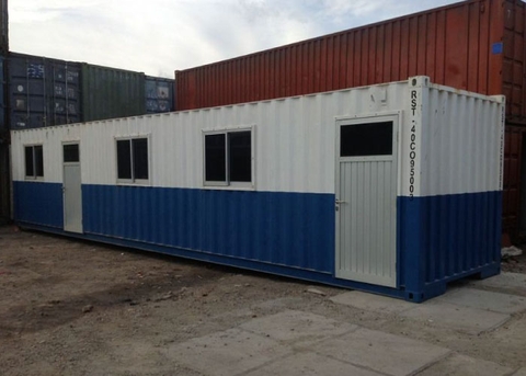 Container văn phòng 40 feet có toilet