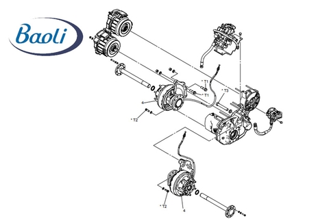 Bộ Truyền Động Xe Nâng Toyota 8FBN Series
