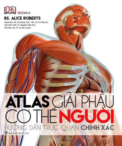 Sách Atlas Giải Phẫu Cơ Thể Người (Đông A - Bìa đỏ)