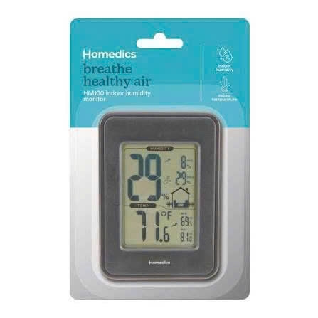 Nhiệt ẩm kế điện tử trong nhà Homedics UHE-HM100