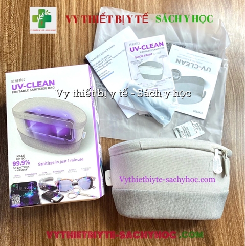 Túi khử khuẩn công nghệ tia UV HoMedics SAN-B100 (Pin sạc)