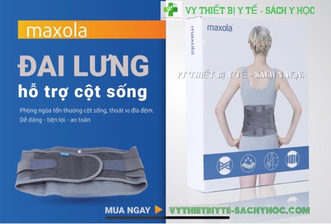 Đai cố định cột sống MAXOLA (hãy để lại ghi chú chọn sai cỡ nhé bạn)