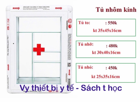 Tủ thuốc nhôm kính ( nhiều kích cỡ )