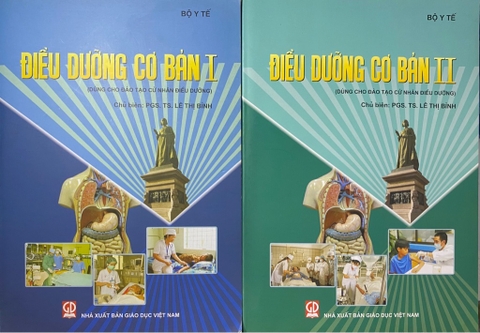Sách - Điều dưỡng cơ bản  Tập 1 và 2 (Cử nhân)