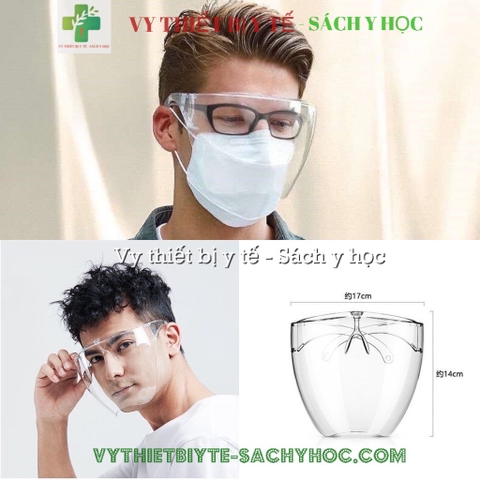 Kính chống giọt bắn bảo hộ Full Face trong suốt