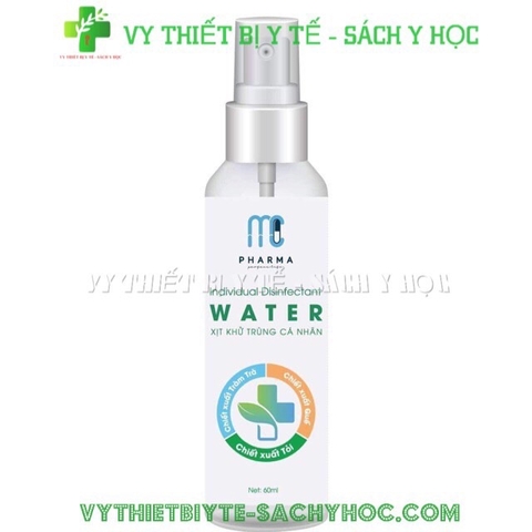 Nước rửa tay chai xịt kháng khuẩn 120m - Water