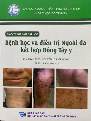 Sách Bệnh học và điều trị ngoài da kết hợp đông tây y