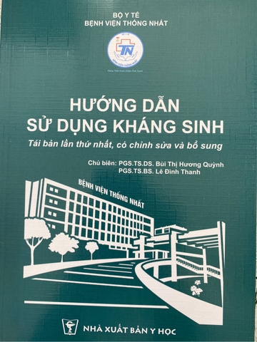 Sách Hướng dẫn sử dụng kháng sinh ( Bv Thống nhất )