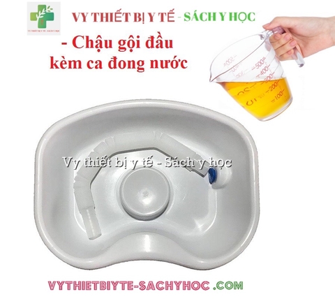 Chậu gội đầu kèm ca đong nước