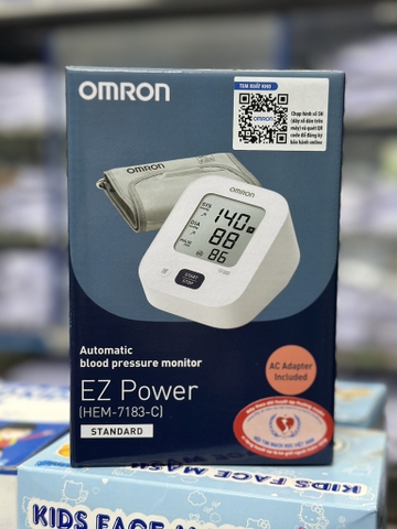Máy đo huyết áp Omron Hem 7831- EZ power tặng kèm bộ đổi điện