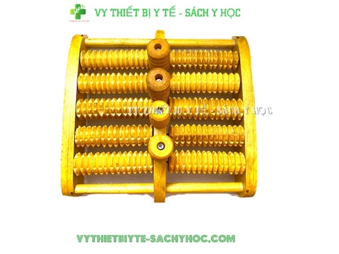 Lăn chân gỗ to ( có núm )