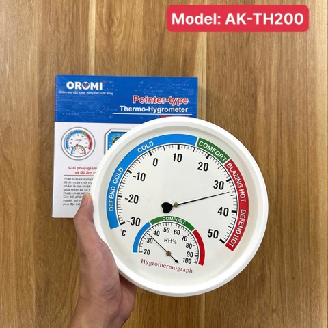 Nhiệt ẩm kế treo tường AK-TH200