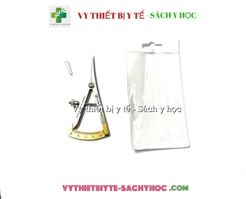 Thước đo mắt cán vàng MNA pakistan (Compa đo mắt Pakistan)