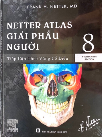 Sách -  Atlas giải phẫu người 8 2023 (Frank H. Netter)