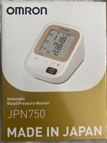 Máy đo huyết áp tự động omron JPN750 ( tặng bộ đổi điện)