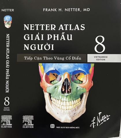 Sách -  Atlas giải phẫu người 8 2026 (Frank H. Netter) Xuất hóa đơn đủ